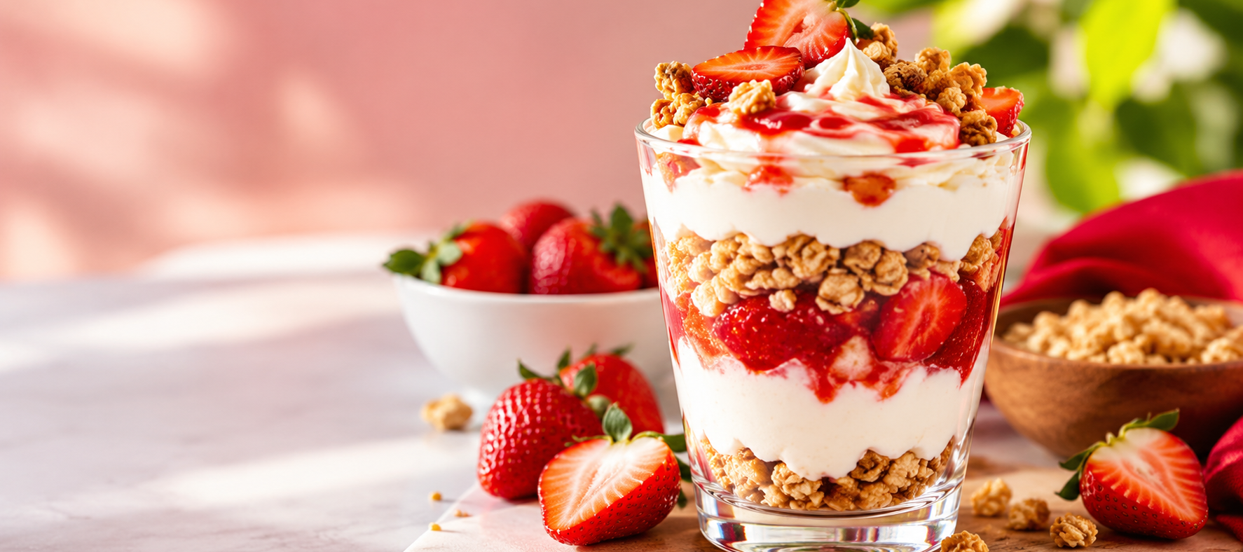 strawberry granola parfait delight strawberry granola parfait delight